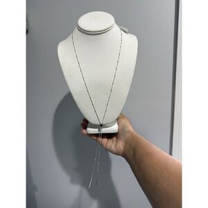 New‎ Silver Drop Dangle Long Necklace by Bay to Baubles Stitch Fix